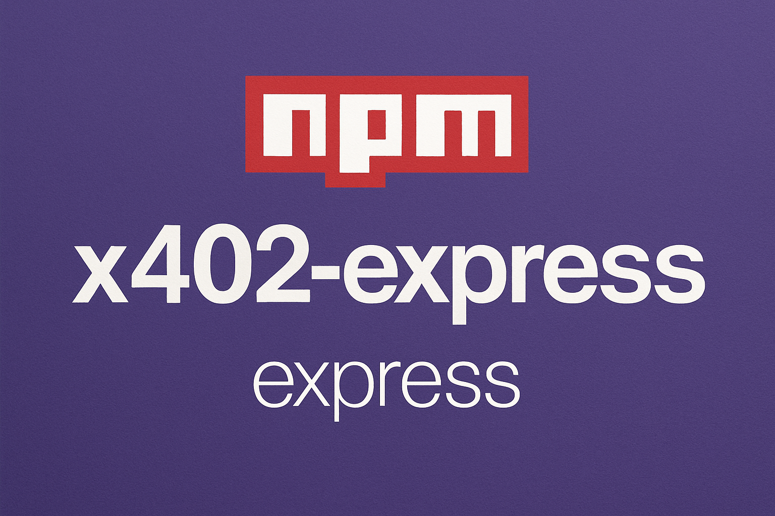 x402-express npm package