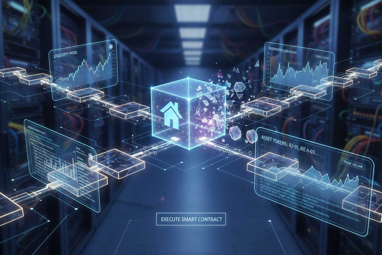 tokenized real estate liquidity trading blockchain