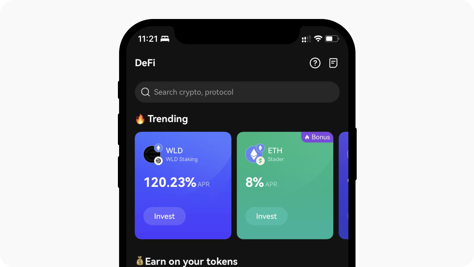 OKX CeDeFi wallet interface screenshot