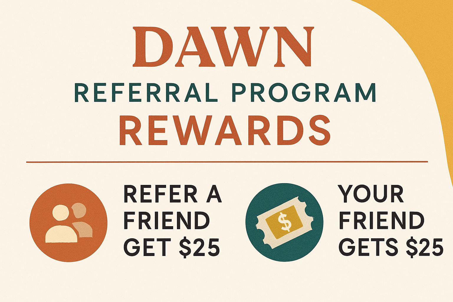 DAWN referral program rewards