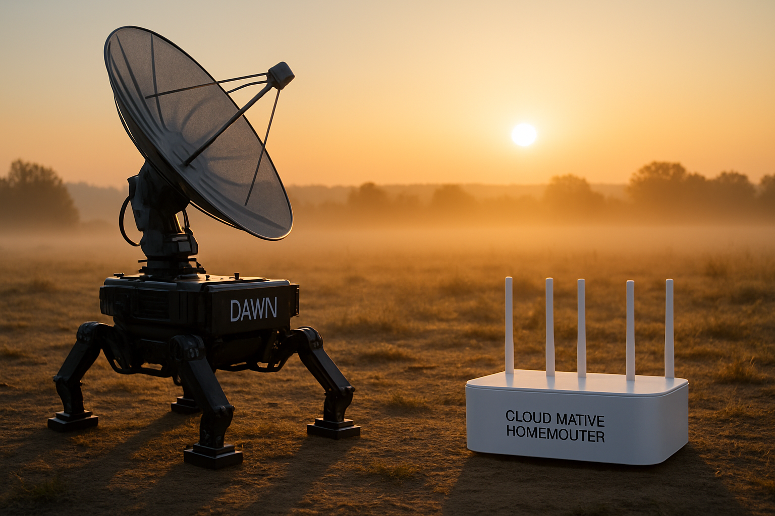 DAWN Robotic Antenna System and Cloud Native Home Router