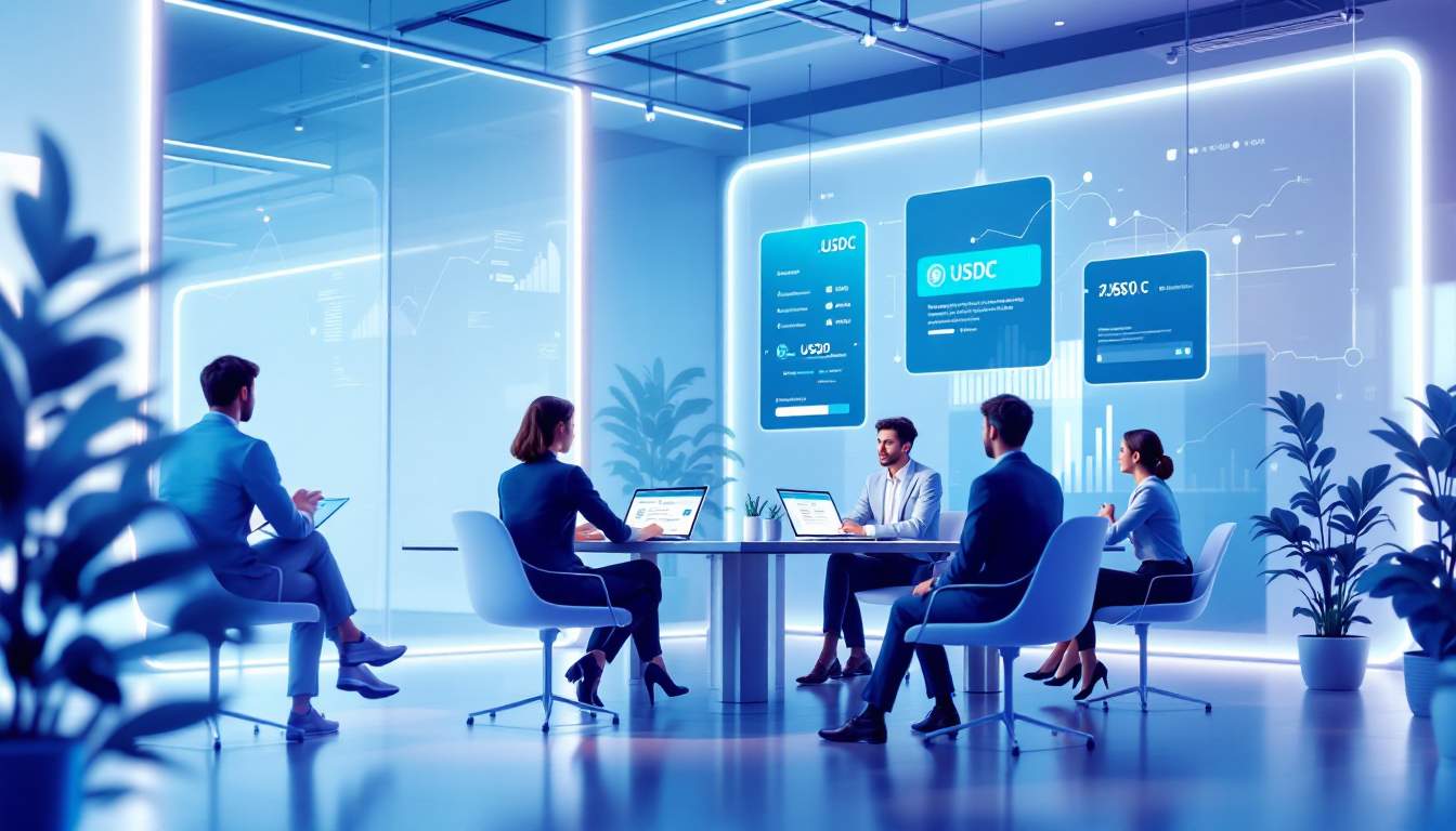 USDC low transaction fees payroll