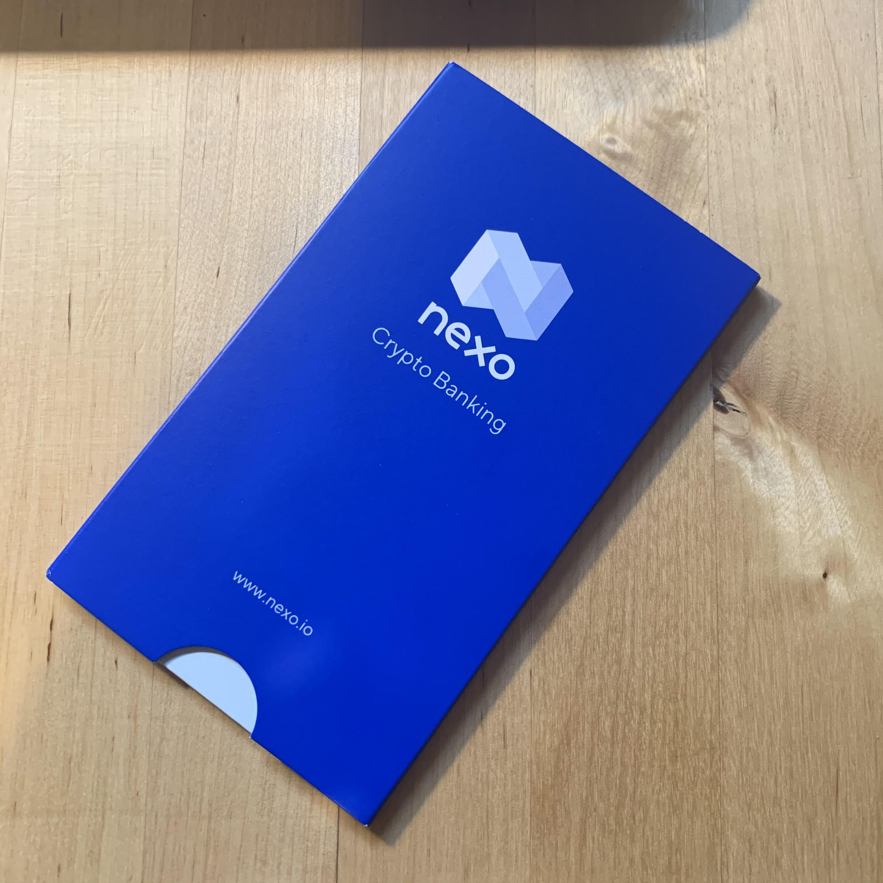 Nexo Card crypto debit