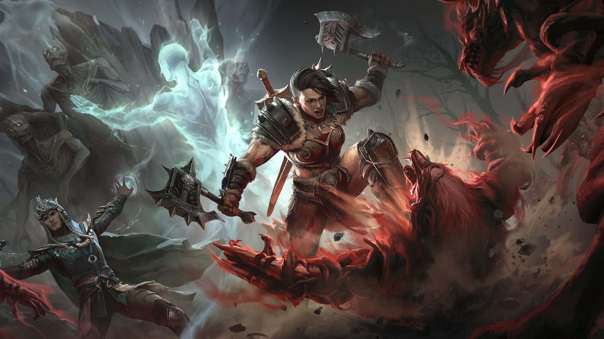 Basement Battlegrounds fighting game art