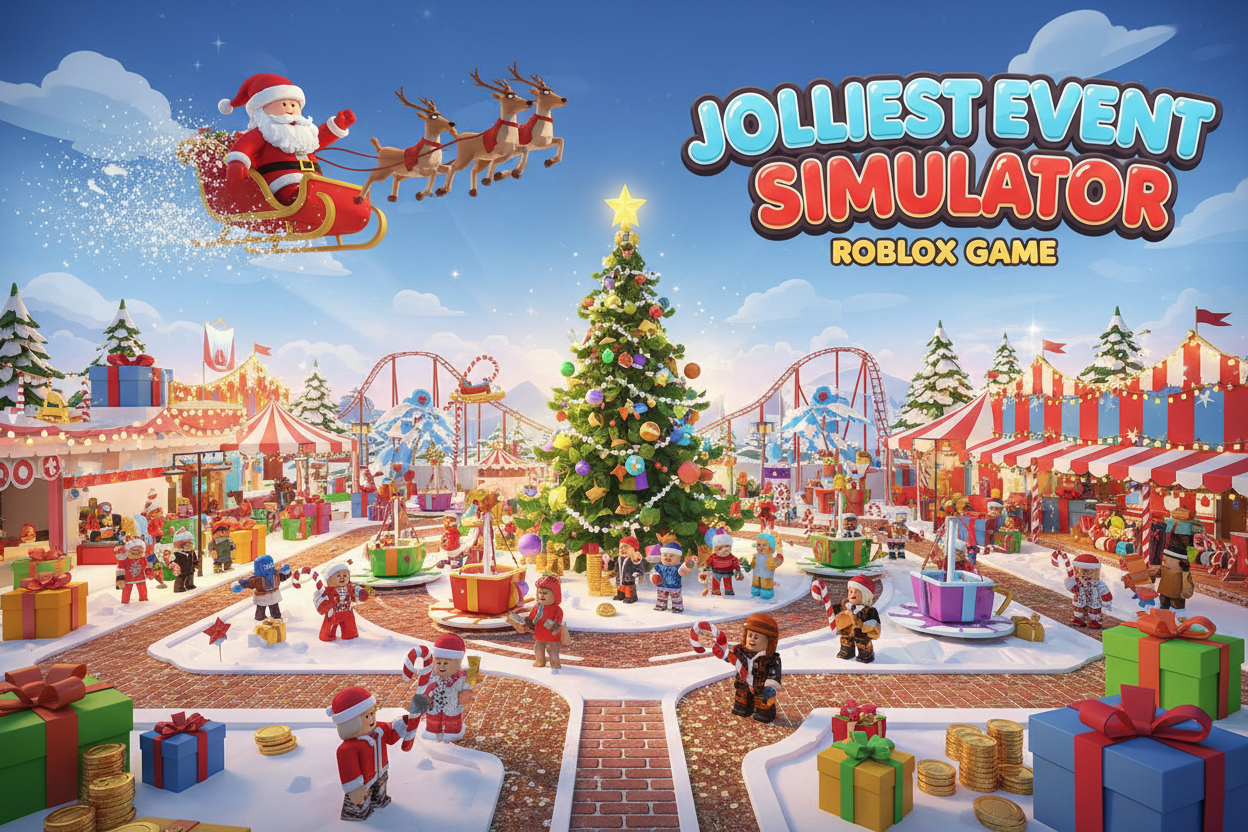 Jolliest Event Simulator Roblox game art