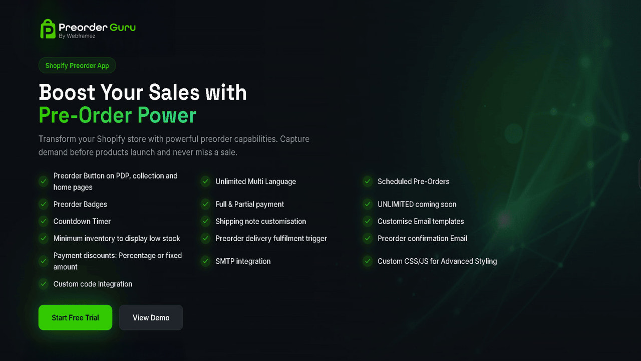 customizable revenue split percentages