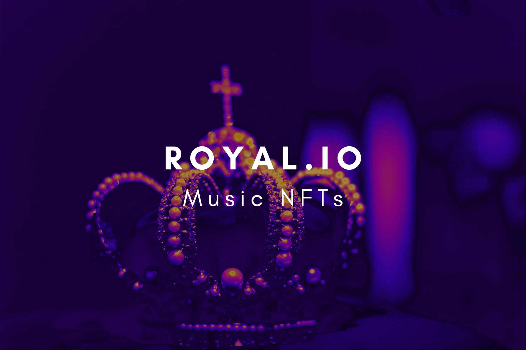 Royal music NFT platform interface
