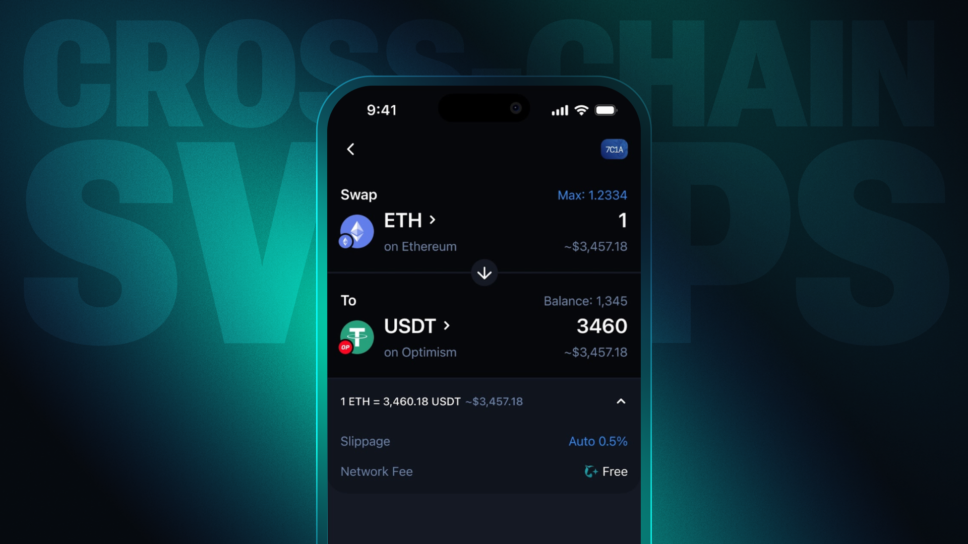 bridge-free cross-chain swaps 1inch Fusion