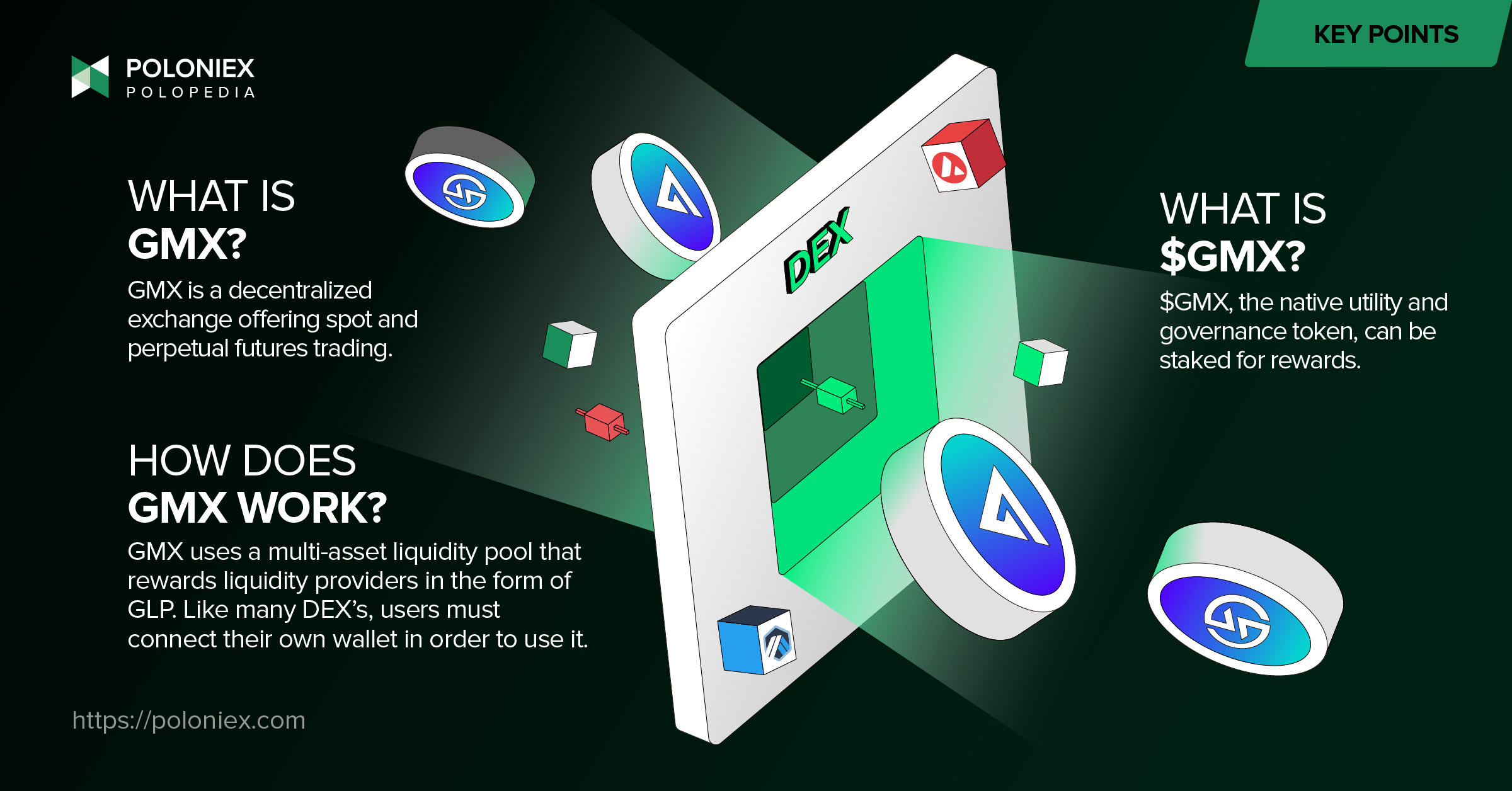 GMX GLP pool zero impact trading