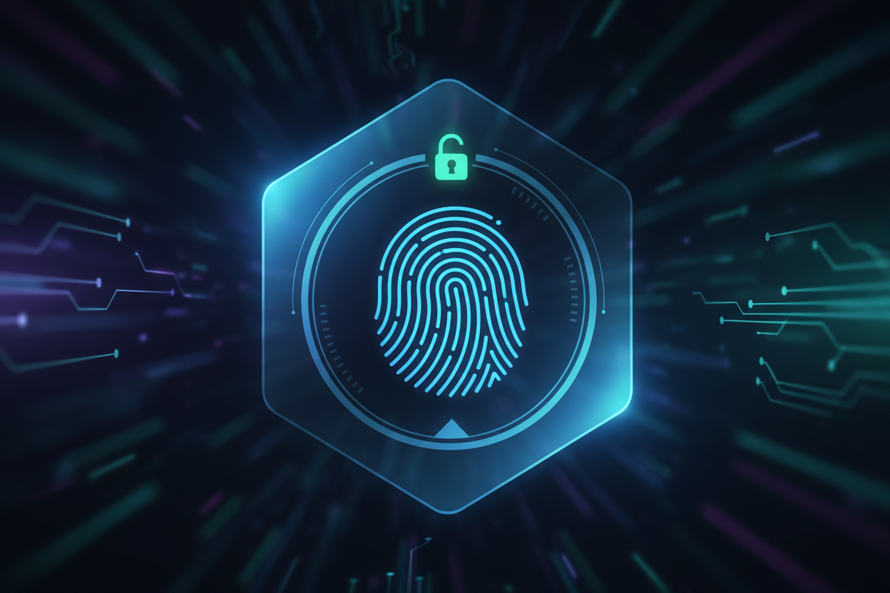 biometric fingerprint icon