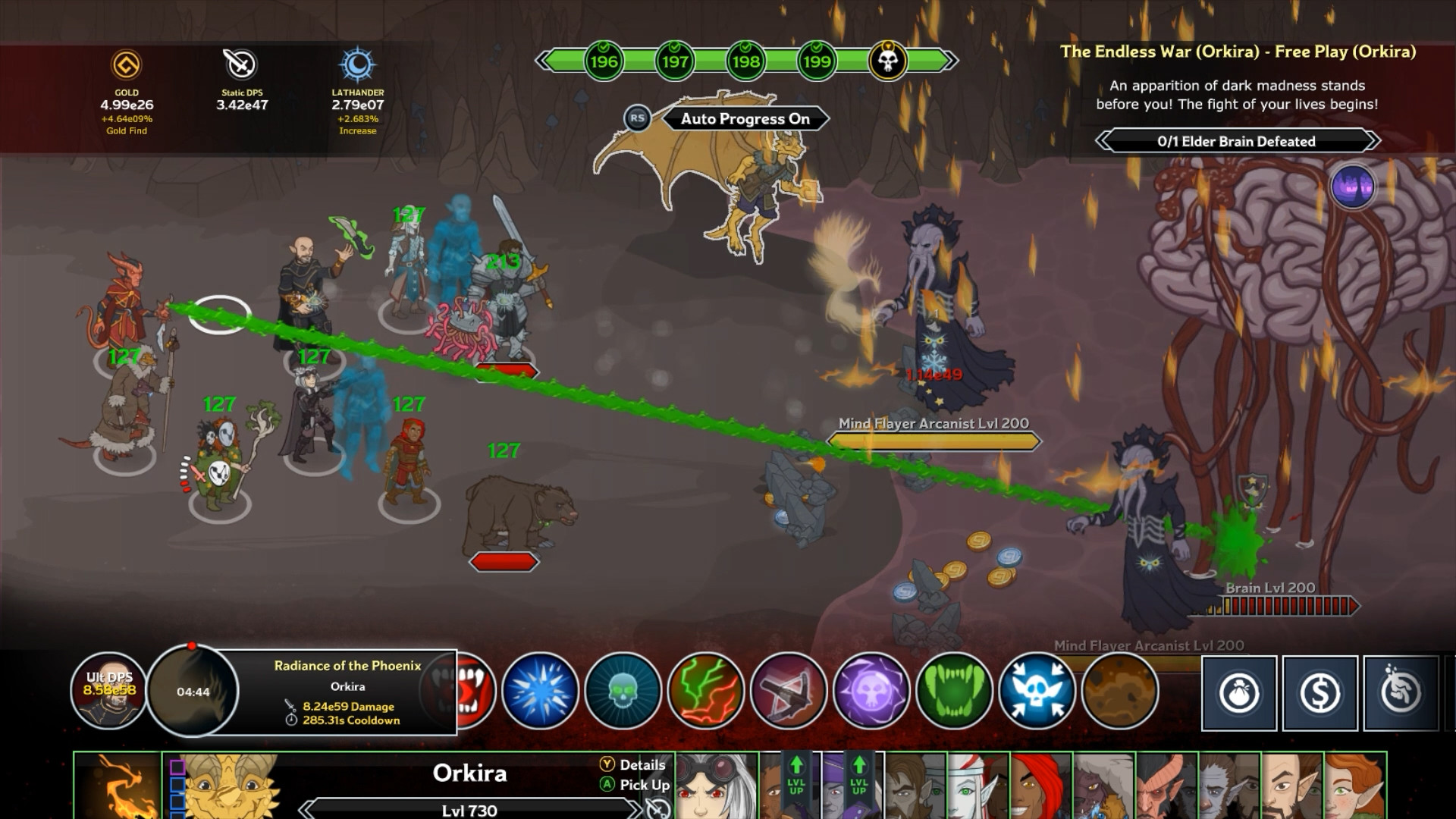 Temple of Pax idle rewards