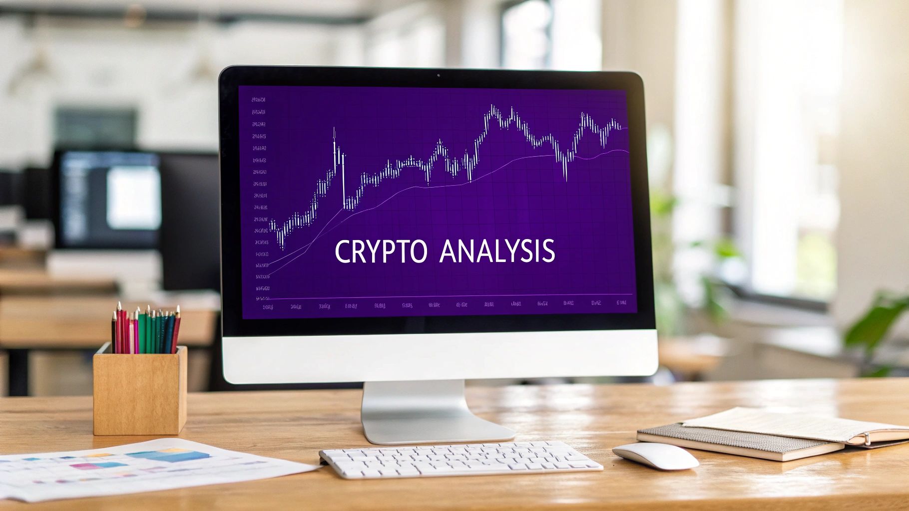 Crypto traders analyzing digital charts during a market consolidation phase after a bullish rally, representing the 'Heart Attack' trading strategy.