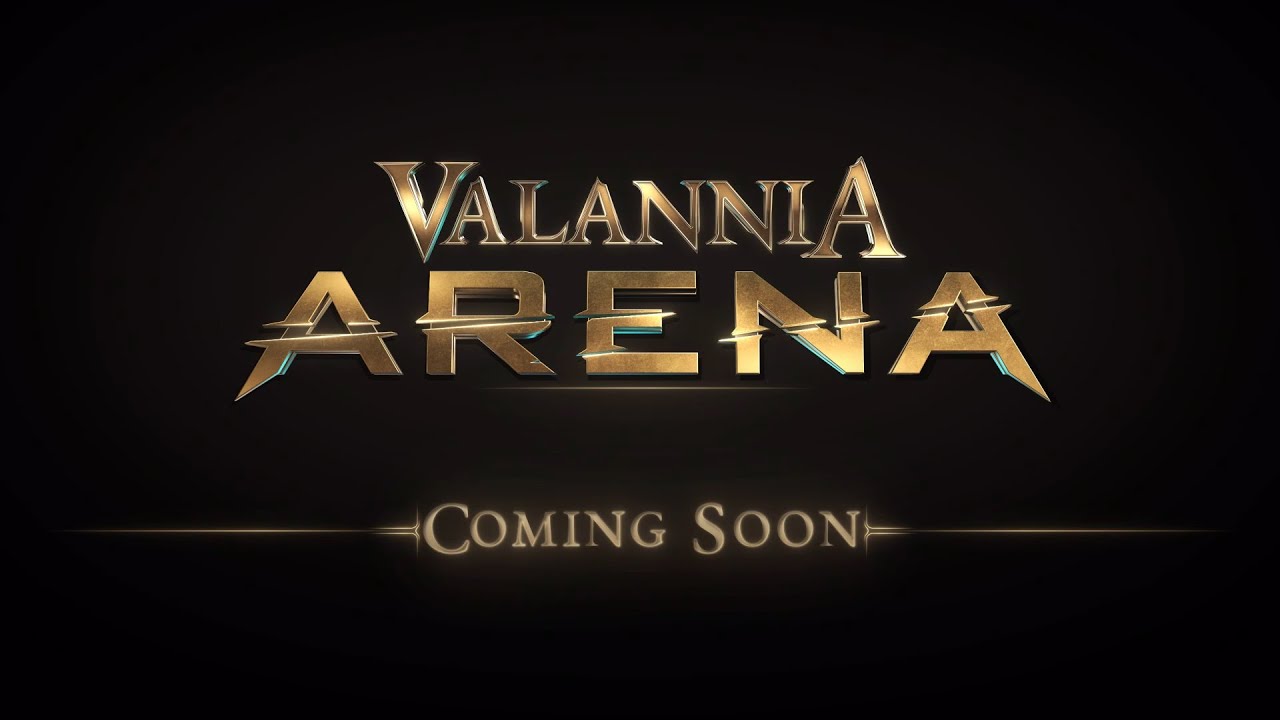 Cinematic screenshot of Valannia gameplay featuring epic guild battles on a medieval fantasy map, showcasing Solana blockchain integration and MMO-RTS strategy elements.