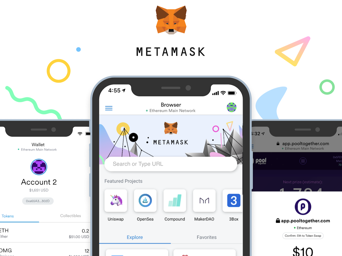 MetaMask Metal Card next to a smartphone displaying the MetaMask wallet app, highlighting non-custodial crypto spending features