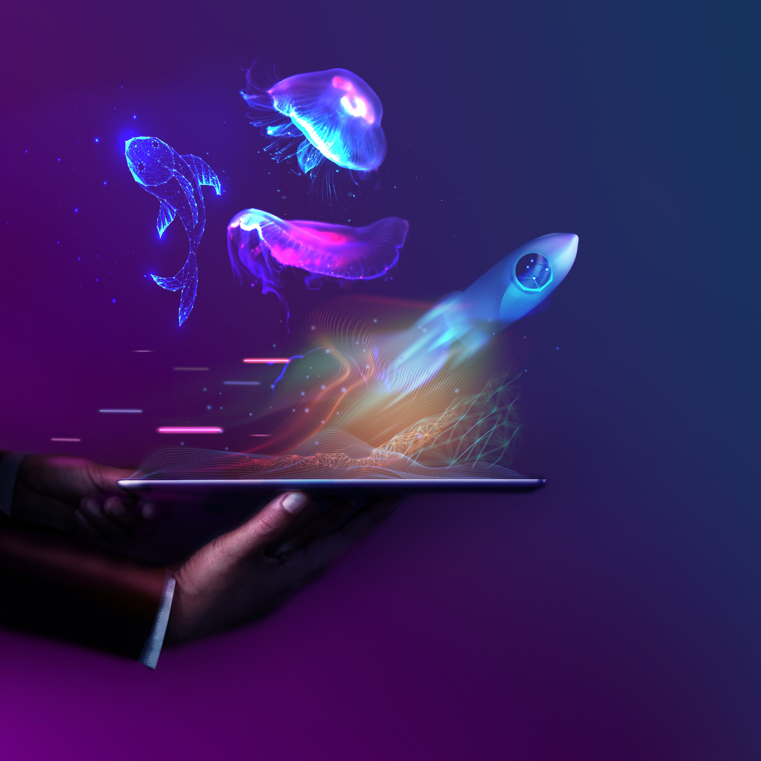 Colorful illustration of a user unlocking a digital door with a golden NFT key on their smartphone, representing token-gated mini apps on Base blockchain.