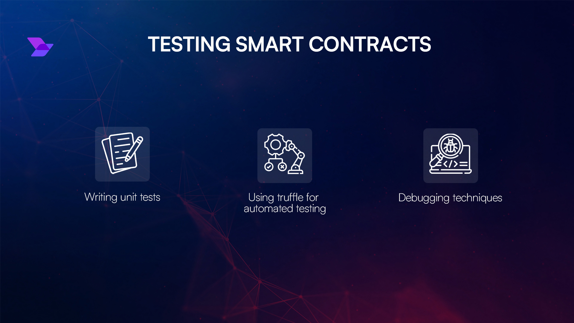 Developer reviewing smart contract code for blockchain subscription proration on a computer screen