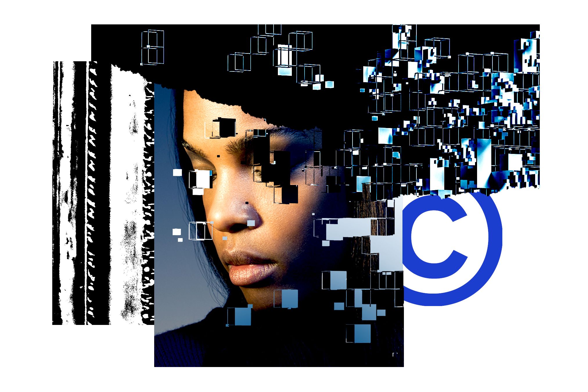 Digital collage showing blockchain tokens enabling fractional ownership in music royalties for Web3 investors in 2025