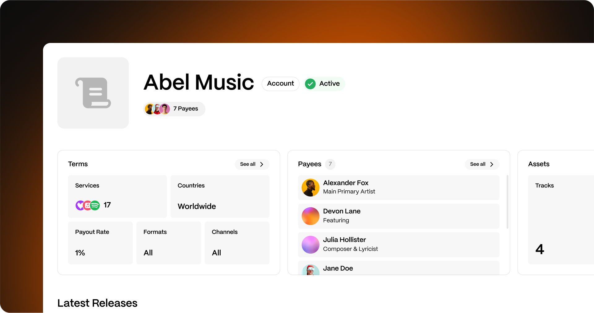 Digital dashboard displaying real-time blockchain royalty payouts to musicians in 2025