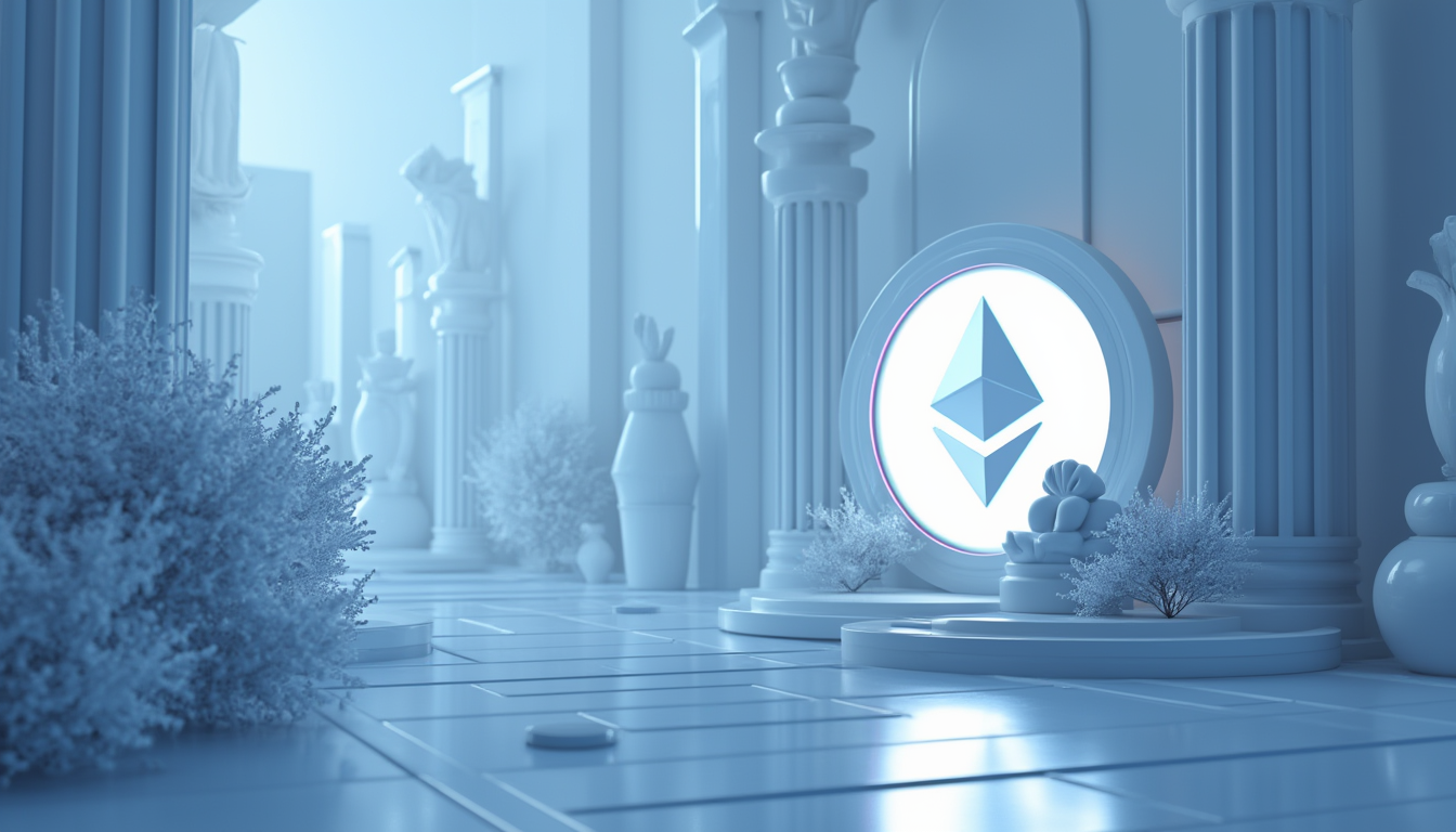 Digital vault symbolizing secure tokenized U.S. Treasury assets on Ethereum blockchain by Fidelity