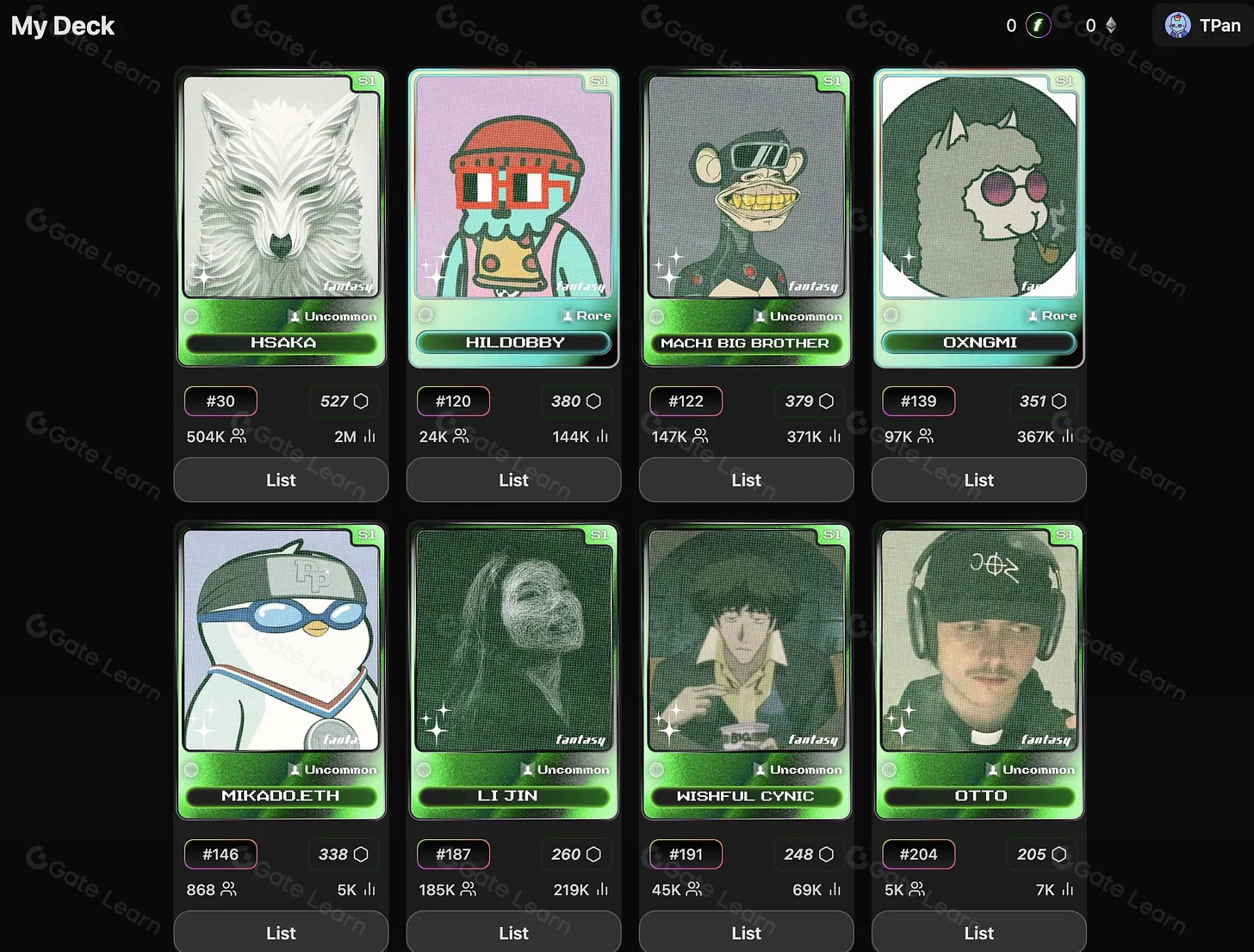 Dynamic dashboard displaying NFT athlete cards being traded on a blockchain fantasy sports platform, showcasing digital assets and real-time activity.