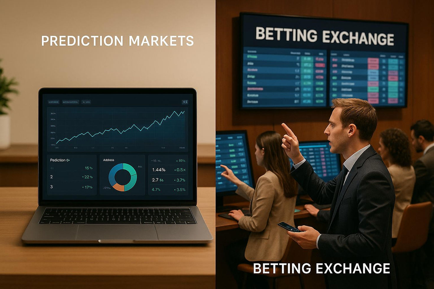 Dynamic blockchain sports parlay prediction market dashboard with real-time event trading interface