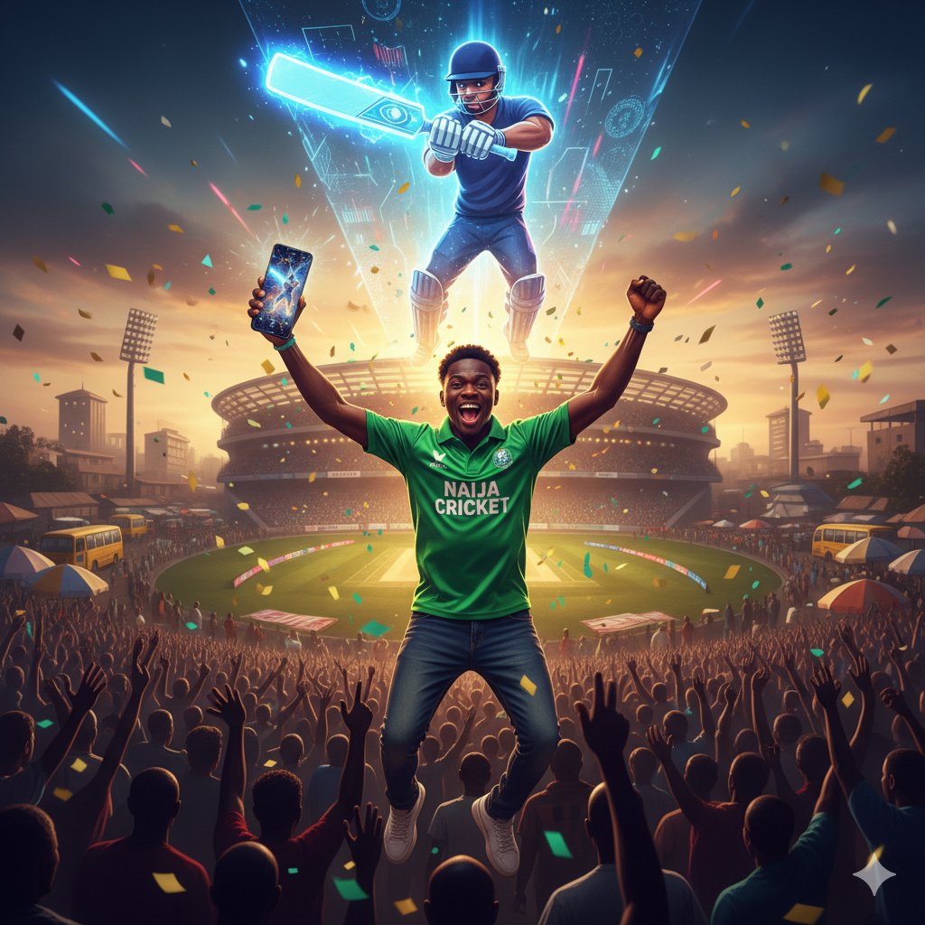 $SIXR tokens flowing between cricket fans during an online match on TON blockchain