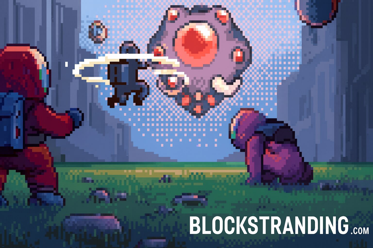Dynamic multiplayer gameplay in Block Stranding powered by ephemeral rollups on Solana blockchain