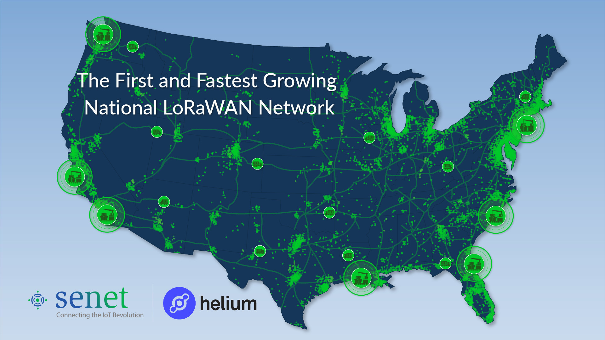 Dynamic 2025 map showing Helium hotspot density across major U.S. cities, highlighting 5G and IoT network expansion