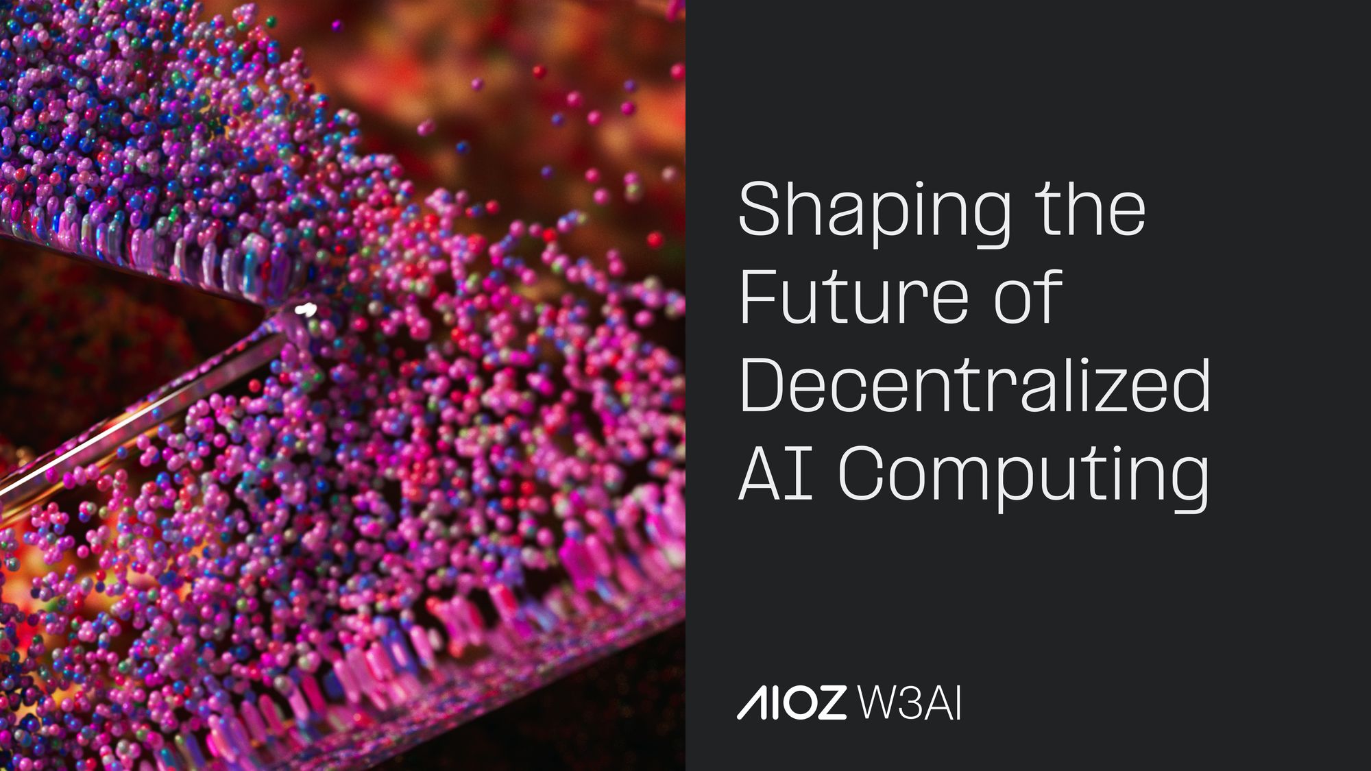 Dynamic network of GPUs and servers powering decentralized AI compute for blockchain applications