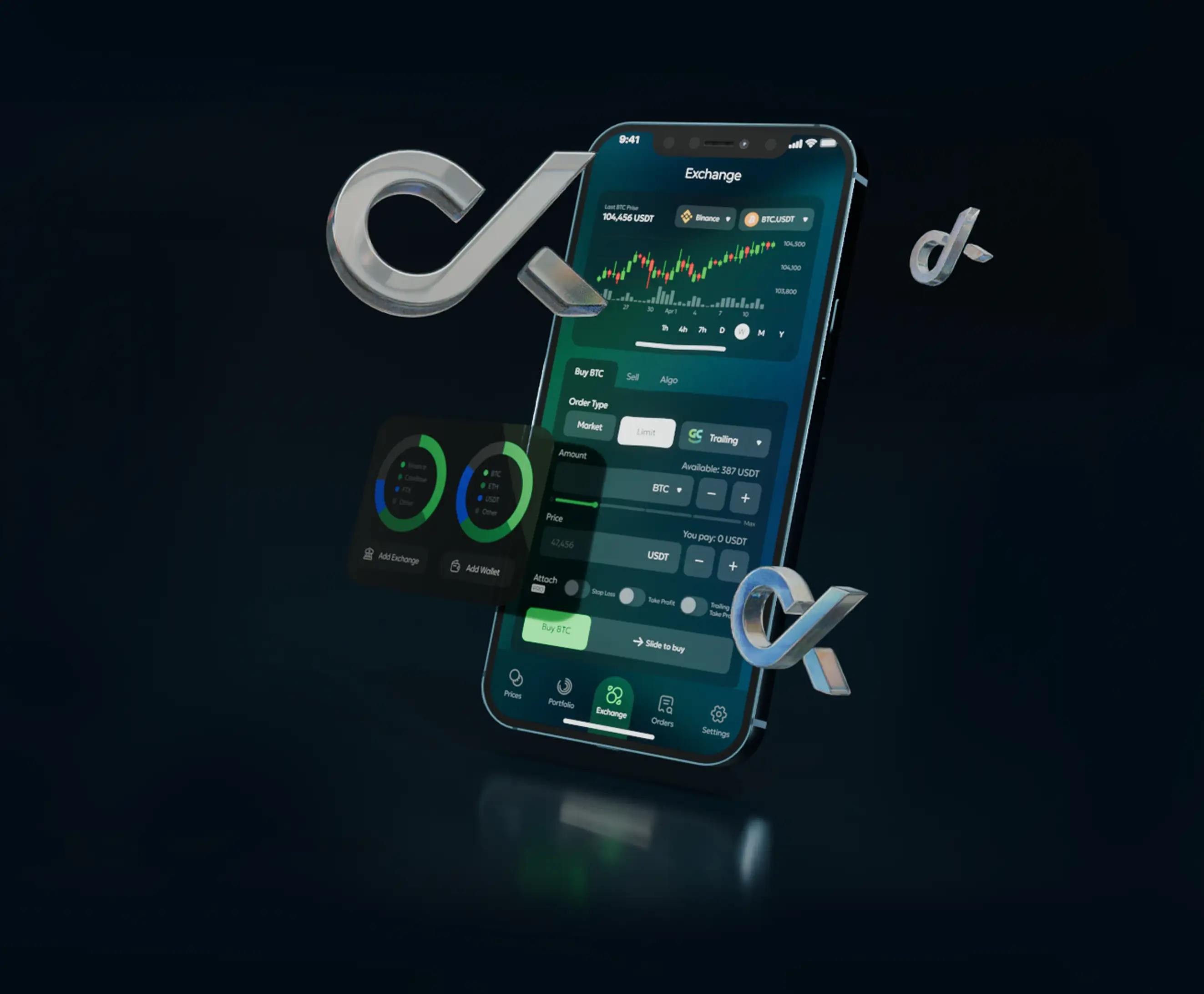 Dynamic screenshot of Base App feed with integrated trade button on trending token post