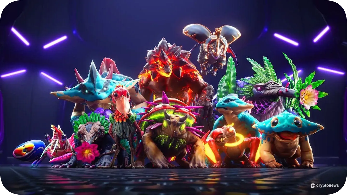 NFT trading in a virtual game marketplace featuring Axie Infinity, Gods Unchained, The Sandbox, Illuvium, and Star Atlas