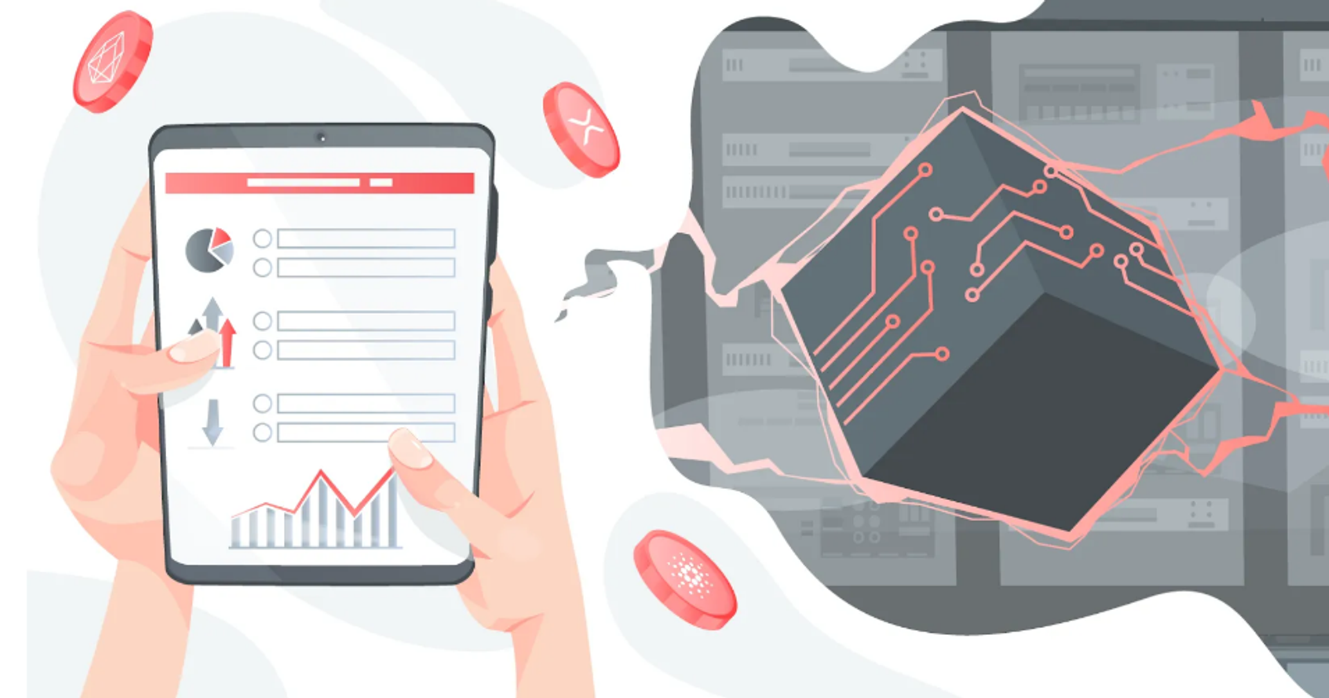 Friendly illustration of a retail investor using a laptop and smartphone to explore Base DeFi apps, highlighting secure onboarding for beginners