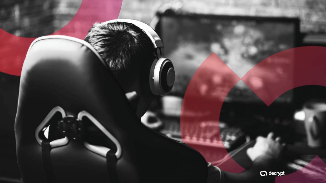 Gamer using a crypto wallet app on their smartphone while watching a live esports tournament on a laptop, illustrating Bitcoin esports betting in 2024.