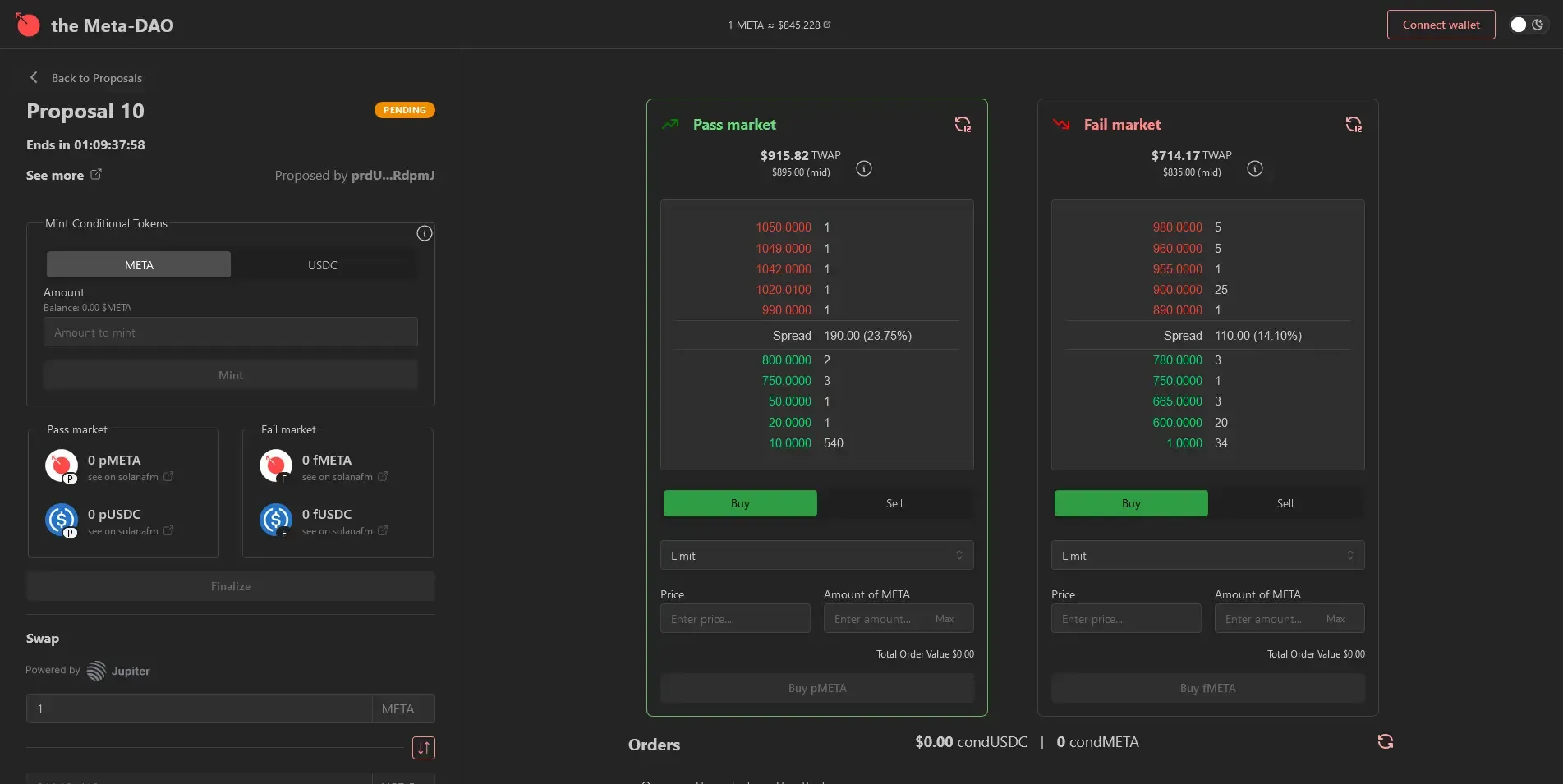 Modern DAO dashboard in 2025 displaying real-time vault balances and active governance proposals for decentralized treasury management