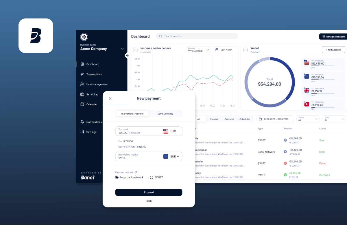 Modern digital workspace dashboard integrating HR, accounting, and crypto payroll apps