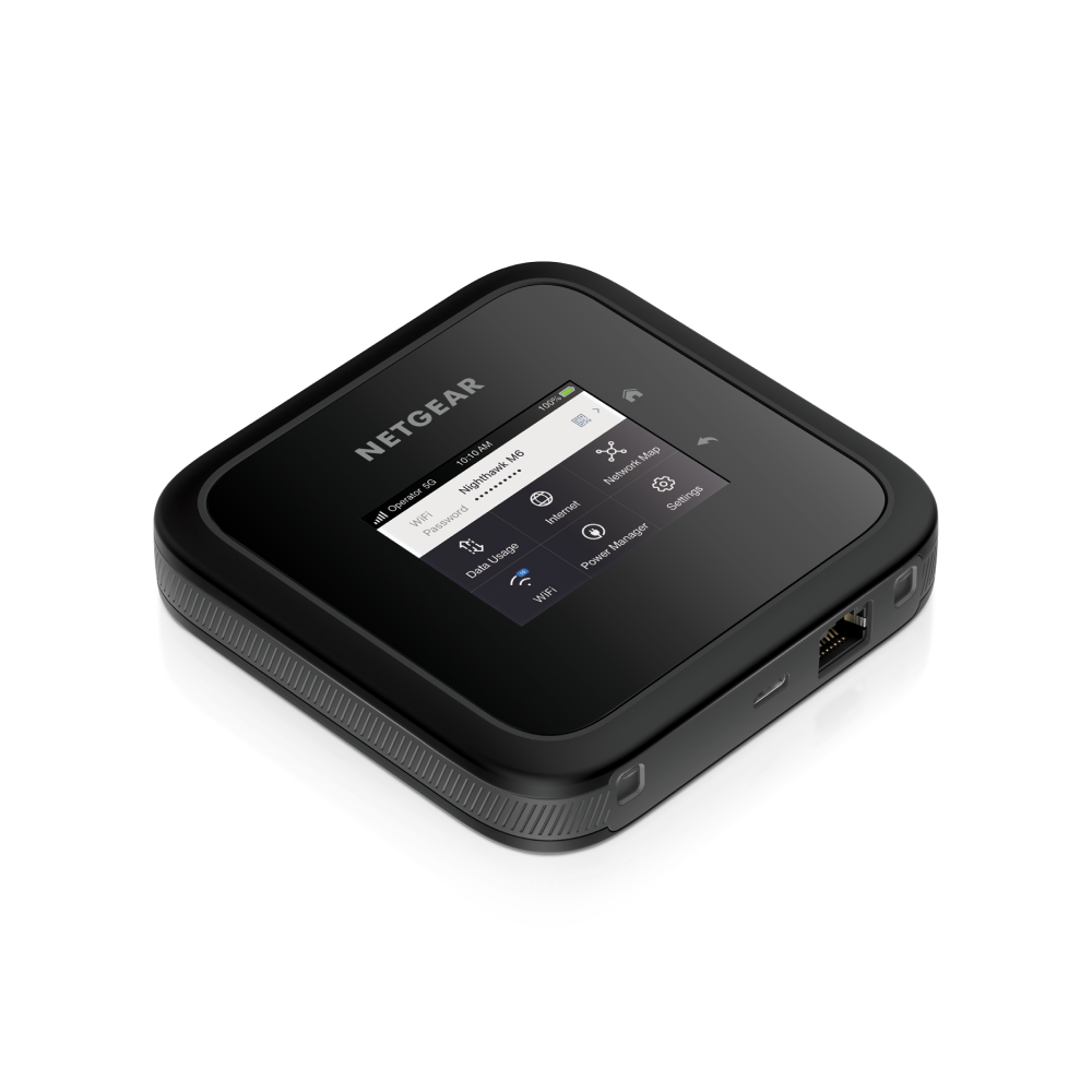 Modern Wi-Fi router glowing with digital connections, representing Quantinium decentralized internet and passive income