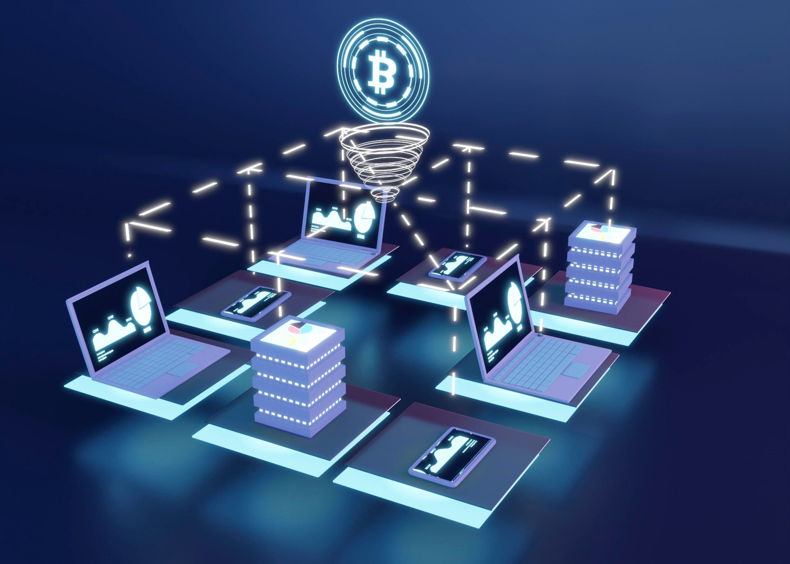 Network of IoT devices connected and secured by Solana blockchain technology for decentralized physical infrastructure