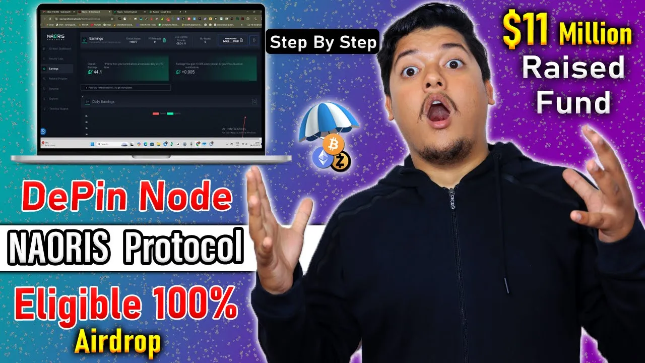 Person holding a CoralPhone showing a DePIN node dashboard interface, demonstrating mobile crypto rewards and decentralized network participation