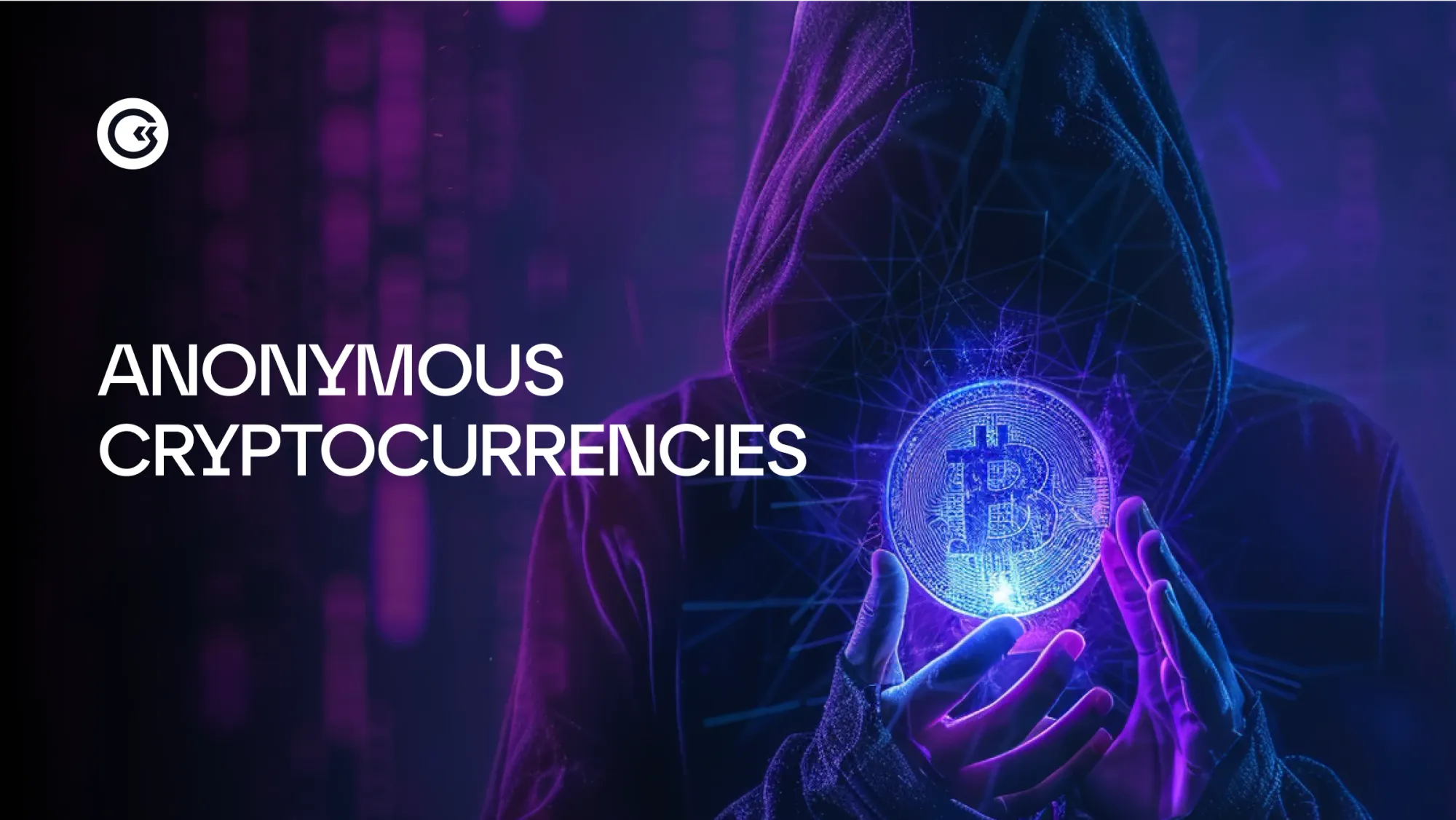 Person holding a virtual crypto card with face obscured, representing privacy and anonymity in no-KYC crypto transactions