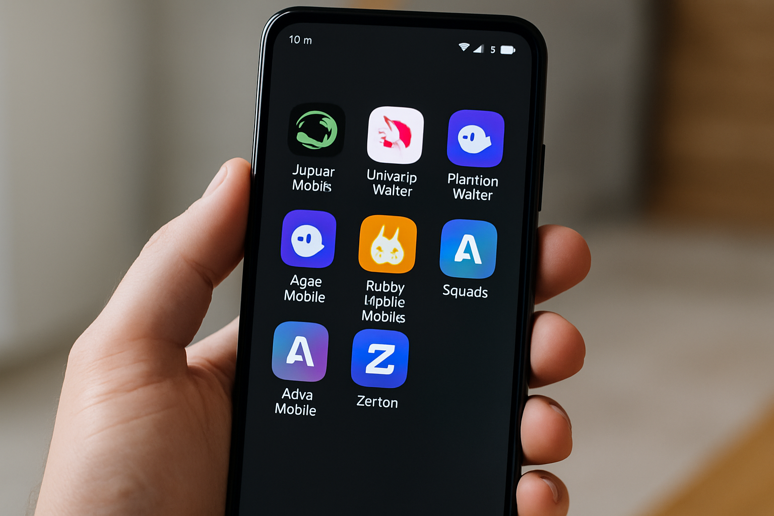 Person using top DeFi apps—Jupiter Mobile, Uniswap Wallet, Phantom Wallet, Rabby Wallet Mobile, Aave Mobile, Squads, Zerion—on a modern Android phone in 2024