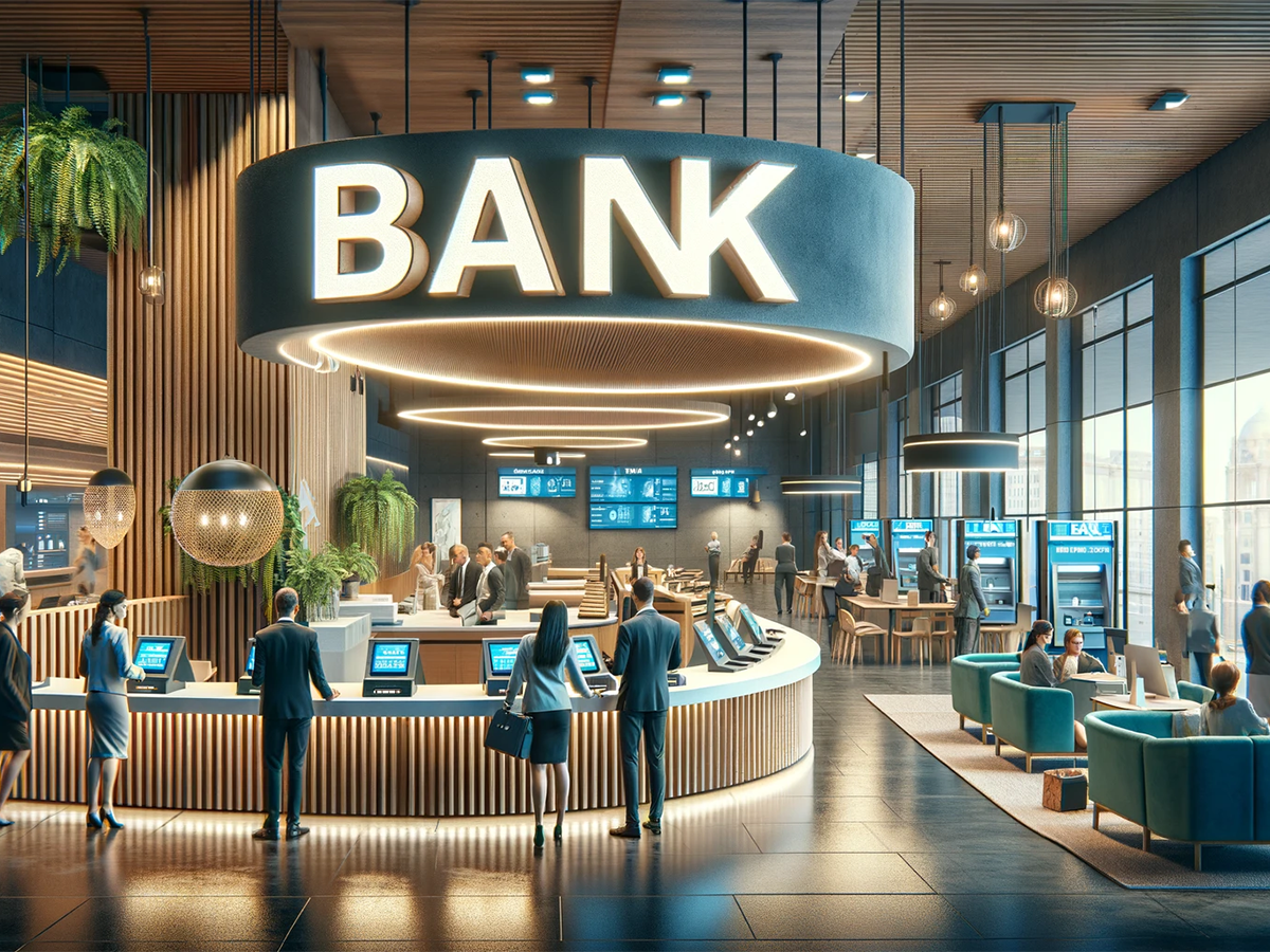 Japanese bank branch exterior featuring digital cryptocurrency signage, symbolizing Japan's evolving crypto regulations