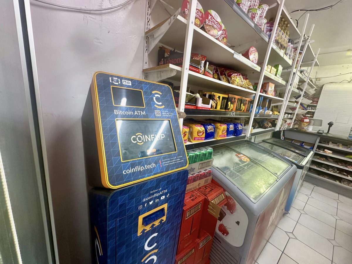 Shuttered crypto ATM kiosk in Auckland, New Zealand after government ban, illustrating impact on local cryptocurrency access