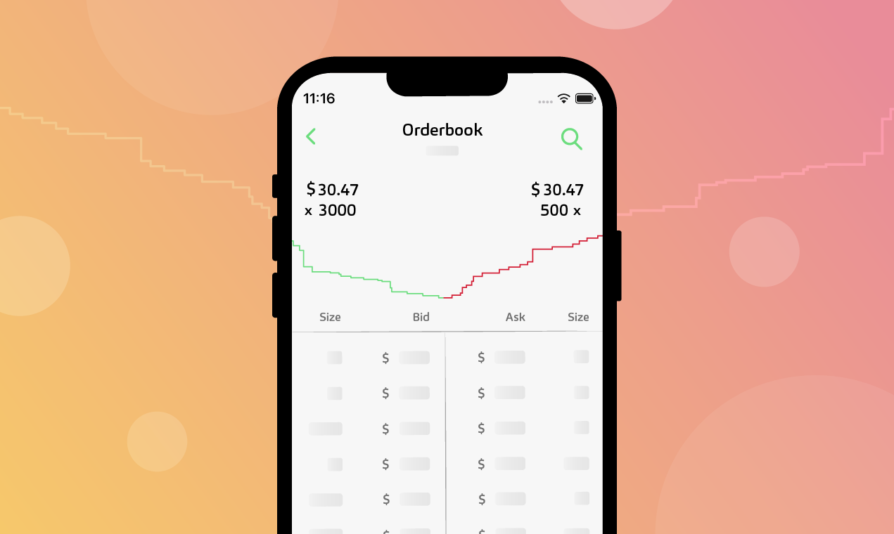 Python code snippet displaying live Bitcoin order book visualization for AI trading bot development