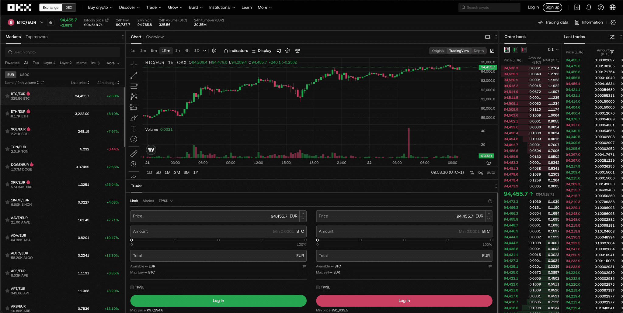 Side-by-side comparison of OKX Pay app interface and traditional online banking dashboard in 2025, highlighting modern crypto payments versus legacy banking.