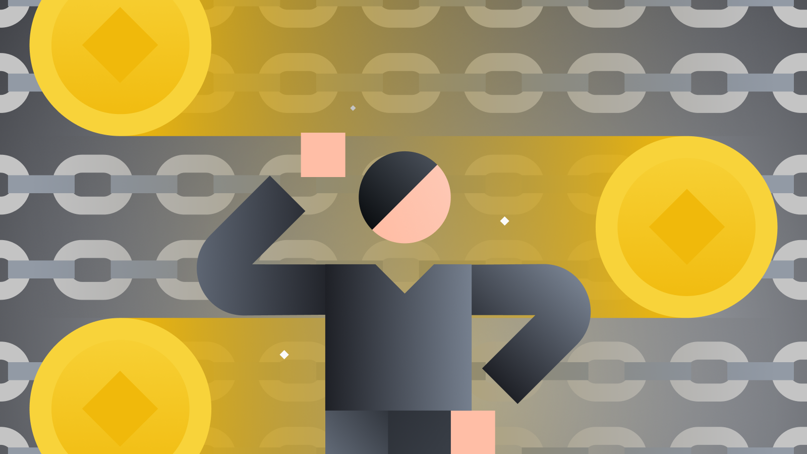 Illustration of a user sending cryptocurrency on Base blockchain with low fees and fast transaction confirmation