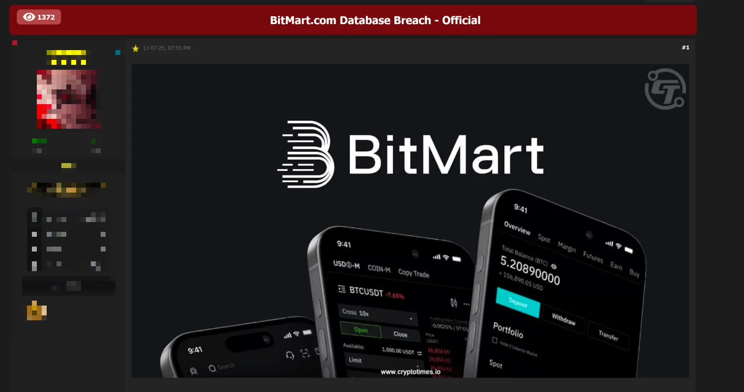 BitMart US interface displayed on desktop and mobile devices, showcasing a secure and modern crypto trading platform in 2025