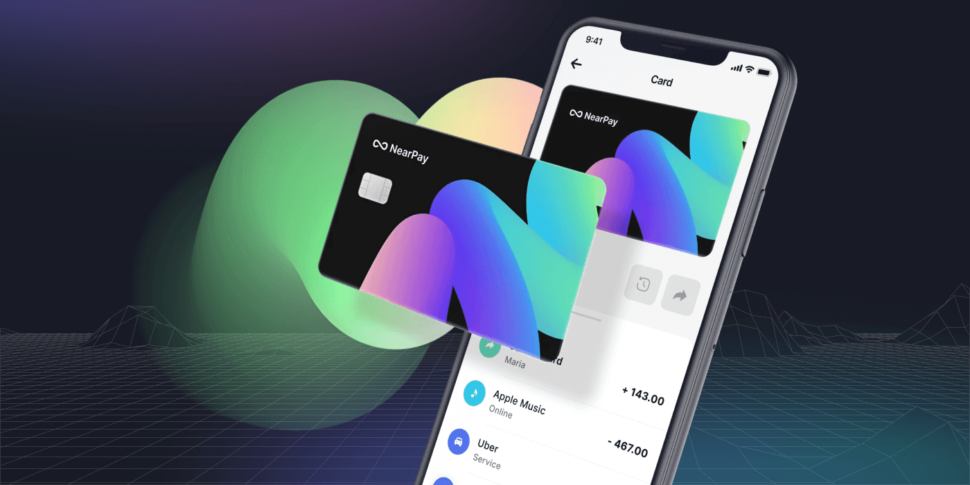 Sleek stablecoin debit card placed beside a smartphone showing a crypto wallet interface, illustrating USDT to cash conversion convenience.