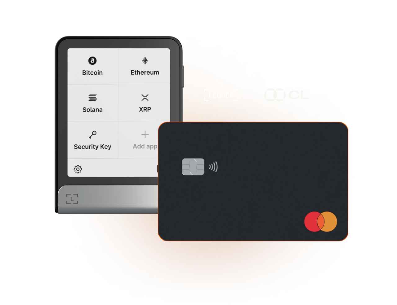 Sleek stablecoin debit card on laptop keyboard with crypto wallet apps open, illustrating private and fee-free crypto spending worldwide.