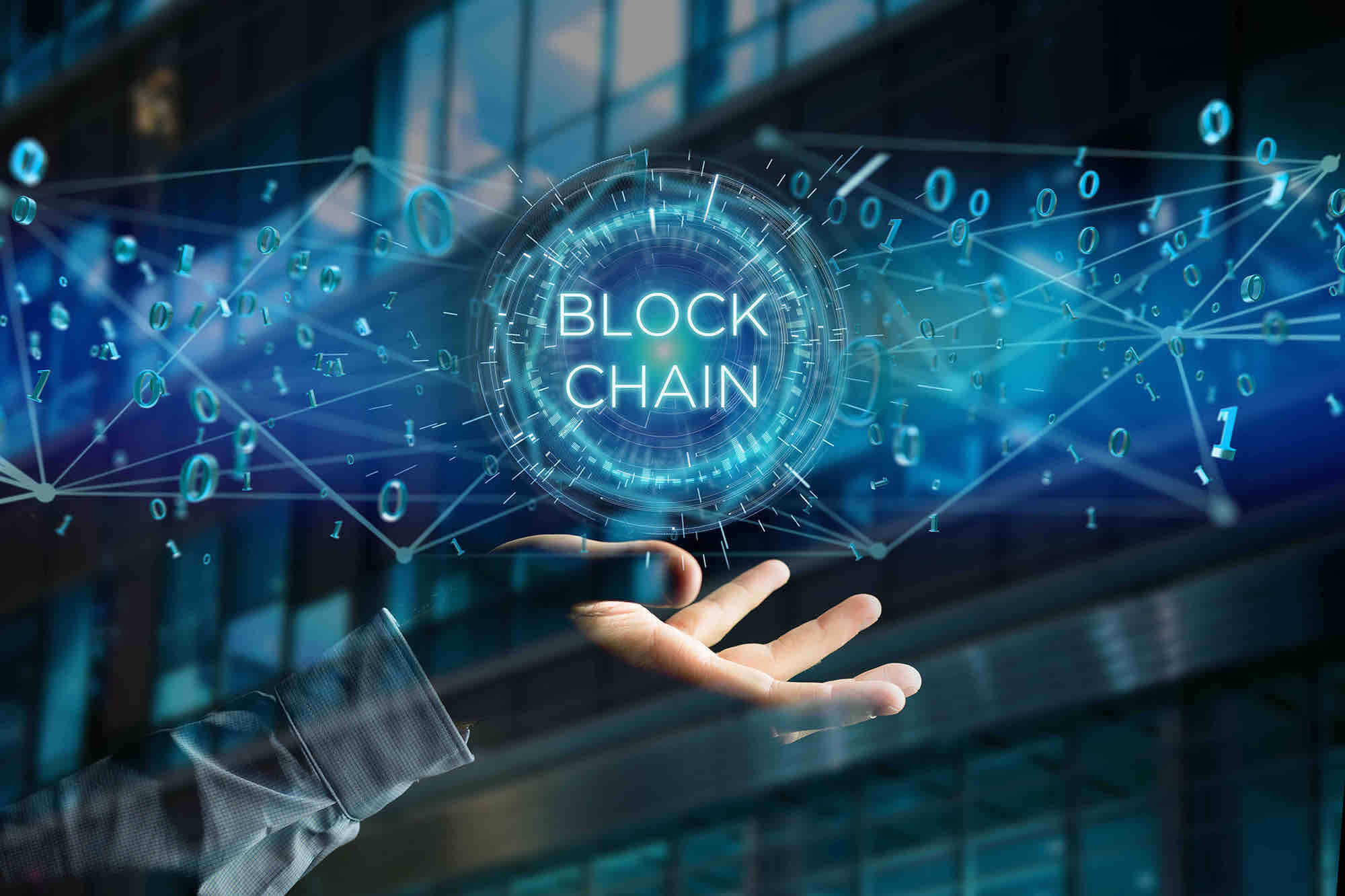 Stylized blockchain ledger illustrating transparent on-chain repayment histories in DeFi lending, featuring digital blocks and transaction records for trust and credit assessment.