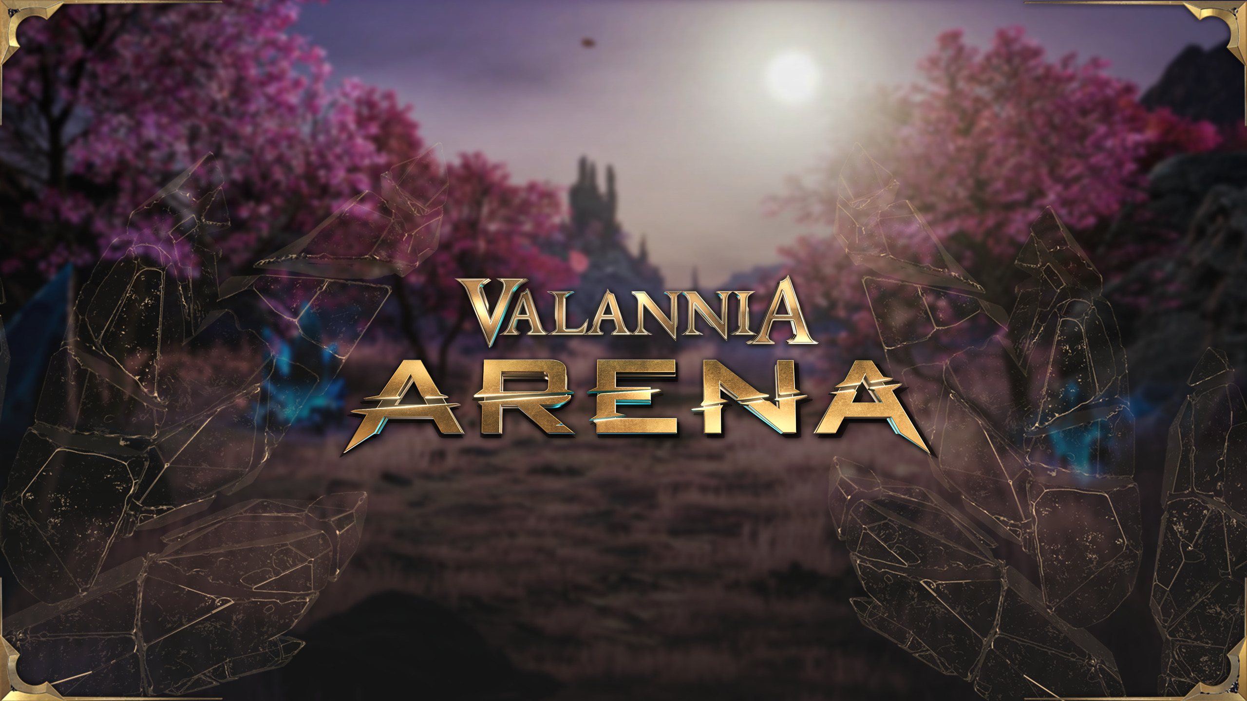 Sweeping in-game screenshot of Valannia's medieval fantasy world with player avatars and dynamic environments, showcasing Unreal Engine 5 graphics and Web3 integration on Solana.